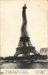 VINTAGE POSTCARD the Tower Eiffel Gondole