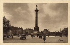 CPA Paris La Place De La Bastille