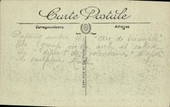 Festivales de París de la POSTAL de la VENDIMIA Victoire de los americanos del 14 de julio de 1919