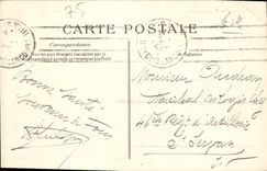 VINTAGE POSTCARD Magenta Paris Boulevard