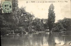 CPA Paris Le Lac Du Parc Montsouris