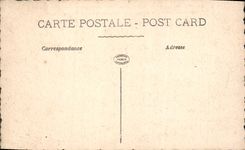 VINTAGE POSTCARD Paris Palate Of Louvre On the left House Turgot Ministry for Finances