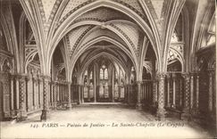 CPA Paris Palais De Justice La Sainte Chapelle La crypte