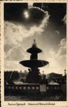 VINTAGE POSTCARD Paris In the Twilight Fountain Of the Place Of the Harmony