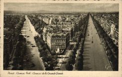 VINTAGE POSTCARD Paris Foch Avenue
