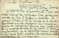 VINTAGE POSTCARD Paris Guns Of the Invalids Eiffel Tower