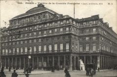 VINTAGE POSTCARD Paris Theater Of the French Comedy