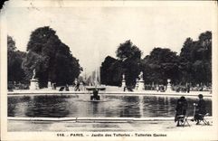 CPA Paris Jardin Des Tulleries
