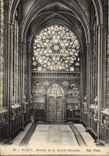 CPA Paris Rosace De La Sainte Chapelle