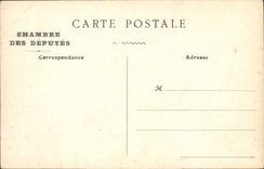 VINTAGE POSTCARD House of Commons Seen Interior Of the Court Dhonneur Paris