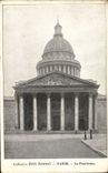 VINTAGE POSTCARD Paris Small Newspaper the Pantheon