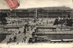 CPA Paris La Place de la Concorde et la Seine