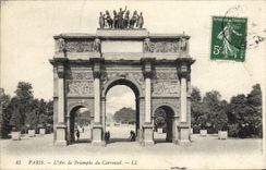 CPA Paris L'Arc de Triomphe du Carrousel