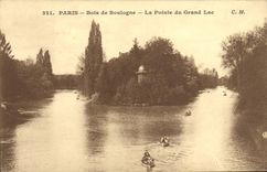 CPA Paris Bois de Boulogne La Pointe du Grand Lac