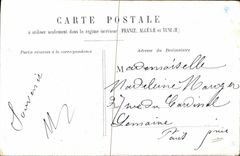 Lumbrera de París de la POSTAL de la VENDIMIA Pavillon de Flore