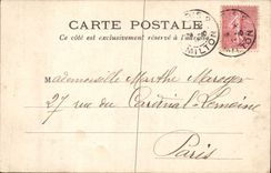 VINTAGE POSTCARD Paris the Institute