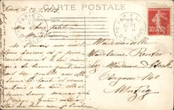 VINTAGE POSTCARD To remember Of the Sacring Heart of Montmartre