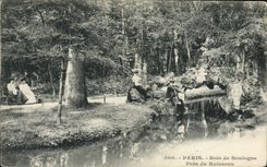 CPA Paris Bois de Boulogne Pres du Ruisseau