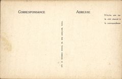 POSTAL París de la VENDIMIA la casa de Rohan y el jardín de la nueva lumbrera de Tuileres