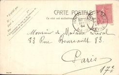 CPA Paris Monument de Gambetta