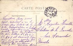 VINTAGE POSTCARD Paris the Gate St Denis