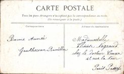 VINTAGE POSTCARD Paris Rules Of Francis Garnier