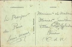 CPA Paris L'Avenue du Bois de Boulogne Arc de Triomphe