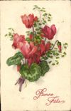 CPA Bonne Fete Fleurs