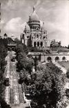 CPM Paris Et Ses Merveilles Basilique du Sacre Coeur de Montmartre et funiculaire