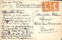 CPA Paris Le Luxembourg La Fontaine de Carpeaux