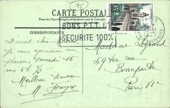 CPA Paris La Tour Eiffel Vue Du Trocadero