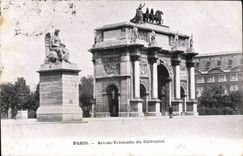 CPA Paris Arc de Triomphe du Carrousel