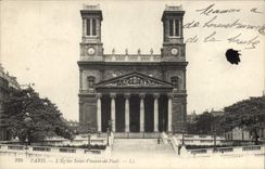 CPA Paris L'Eglise Saint Vincent de Paul