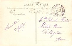 VINTAGE POSTCARD Paris the statue of Ambroise Thomas to the park Heap