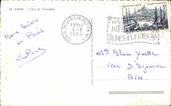 CPM Paris L'Arc de Triomphe