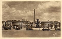VINTAGE POSTCARD Paris And Its Wonders the Place Of the Harmony