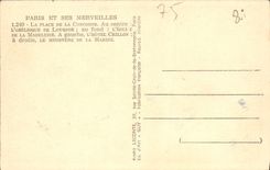 VINTAGE POSTCARD Paris And Its Wonders the Place Of the Harmony
