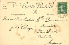 VINTAGE POSTCARD Paris the Place Of the Harmony Seen On the Ministry of Navy