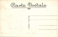 VINTAGE POSTCARD Paris the Avenue of the Opera Taken of the Hotel of Louvre