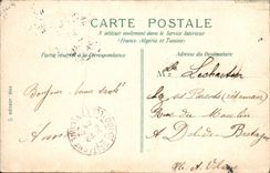 CPA Paris LE Louvre et Monument de Gambetta