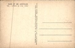 CPA Paris Et Ses Merveilles L'Hotel de Ville