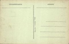 VINTAGE POSTCARD Paris Park of the Chaumont Hillocks the bridge of bricks