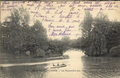 CPA Paris Bois De Boulogne La Passerelle des iles 
