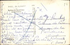 CPM Paris Basilique du Sacre Coeur de Montmartre