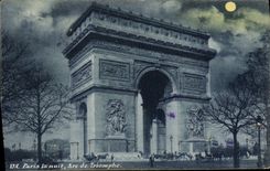 CPA Paris Arc de Triomphe