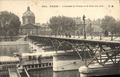 CPA Paris L'Institut de France et le Pont des Arts