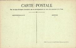 VINTAGE POSTCARD Paris the Institute of France and the Bridge of Arts