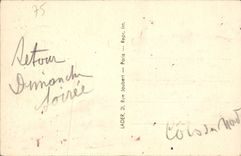 VINTAGE POSTCARD Paris Places Stock Exchange