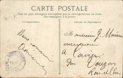 VINTAGE POSTCARD Paris Arc de Triomphe of Carousel