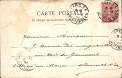 CPA Paris Buttes Chaumont Le Pont de briques